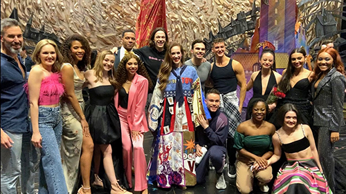 Kaleigh Cronin and the cast members of 'Bad Cinderella' who are making their Broadway debuts. Photo by Jeffrey Bateman.