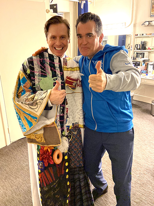 Steven Booth with Brian d'Arcy James.