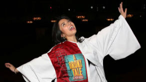 This Is The Hour to celebrate! Catherine Ricafort receives the Robe for Miss Saigon