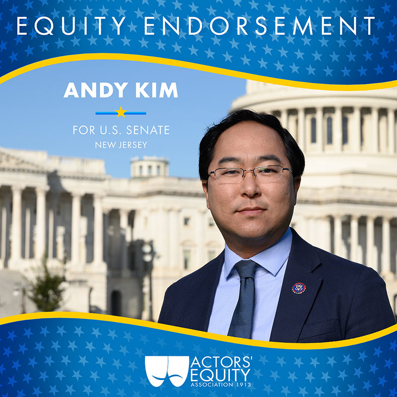 Equity Endorsement: Andy Kim for U.S. Senator – New Jersey