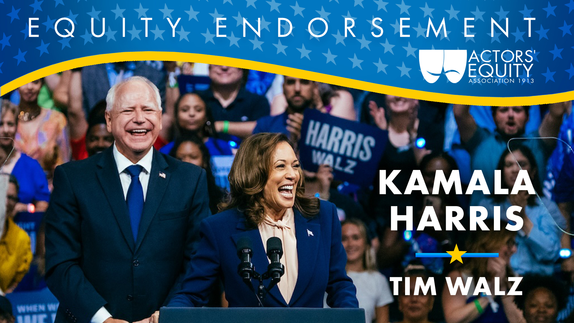 Equity Endorsement: Kamala Harris and Tim Walz