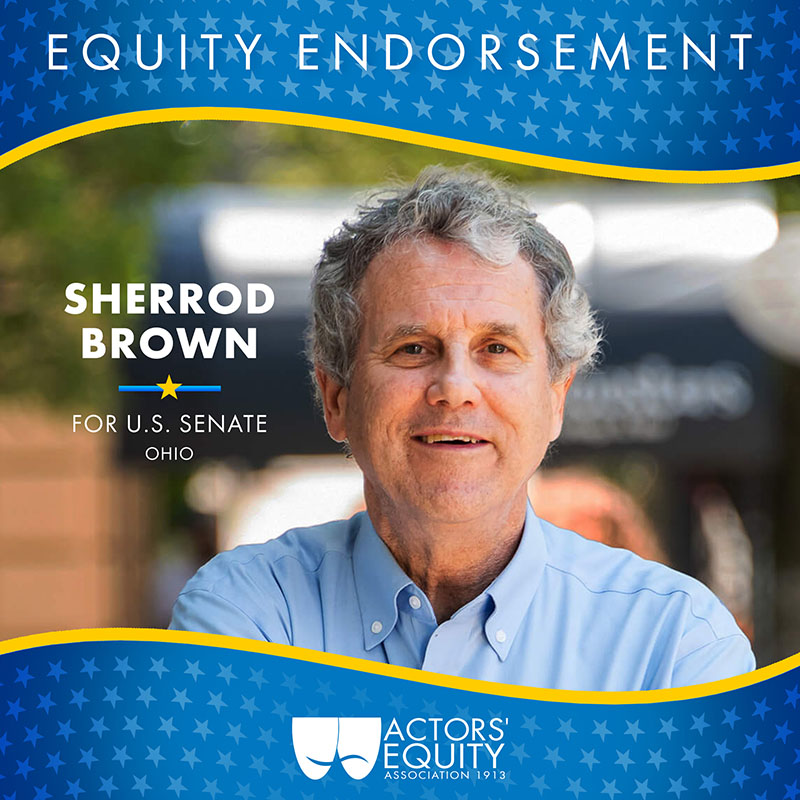 Equity Endorsement: Sherrod Brown for U.S. Senator – Ohio